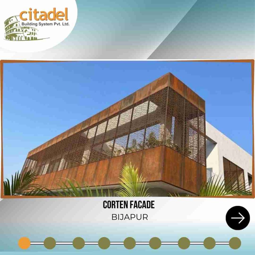 Corten Facade the product of Modern Facade Innovations