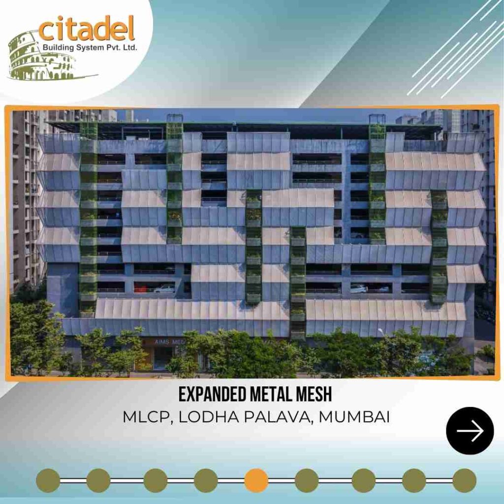 Expanded metal mesh the product of Modern Facade Innovations