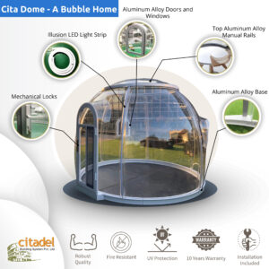 Polycarbonate Tent: Cita Dome - A Bubble Home
