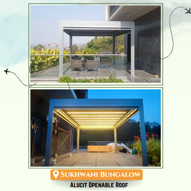 Louvered Openable Roof