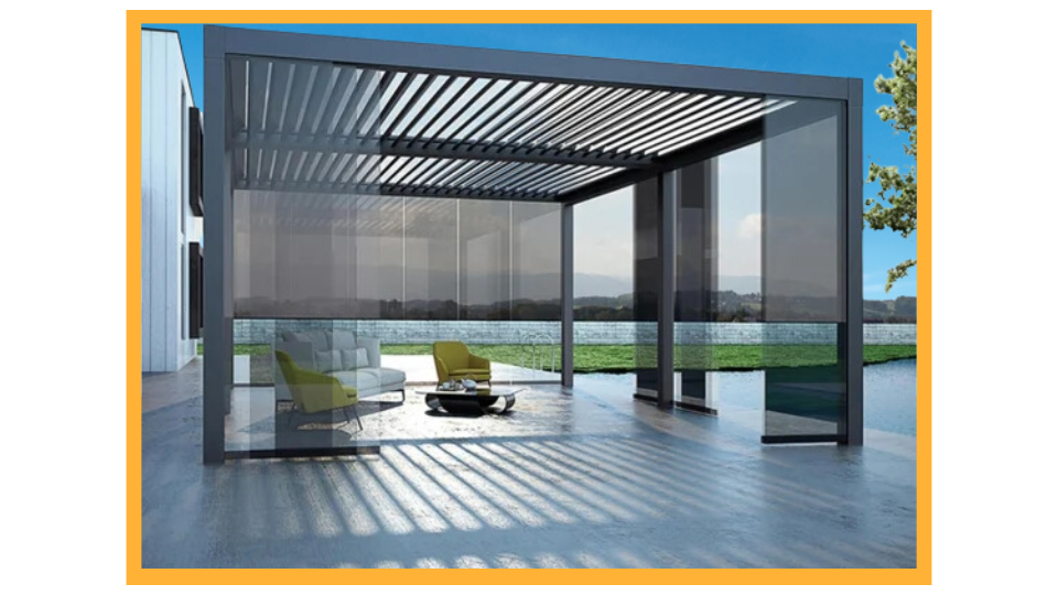 Alucit Louvered Roof